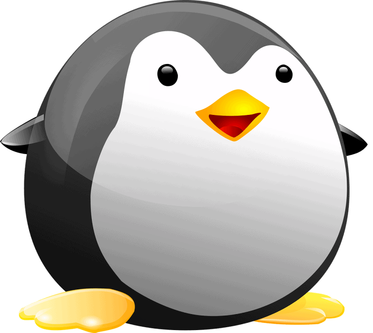 Black Linux Penguin Tiny Tux  - OpenClipart-Vectors / Pixabay