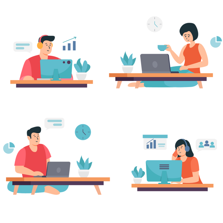 Work Remote Office Home Office  - RoadLight / Pixabay