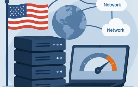 服务器与网络传输速度可视化插图