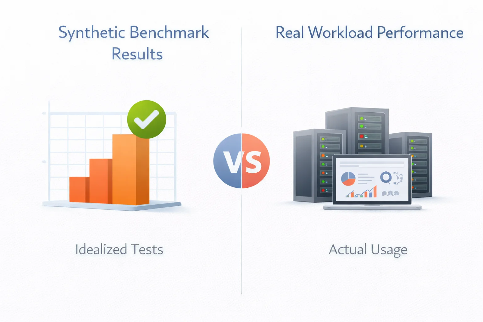 基准测试局限性示意图