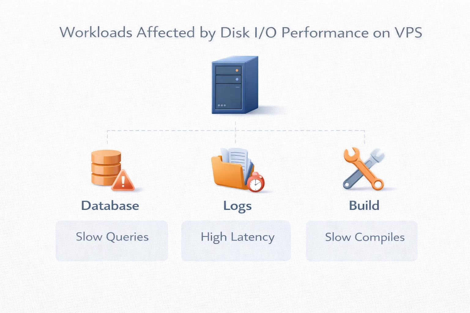 FIO 在 VPS 场景中的影响示意图
