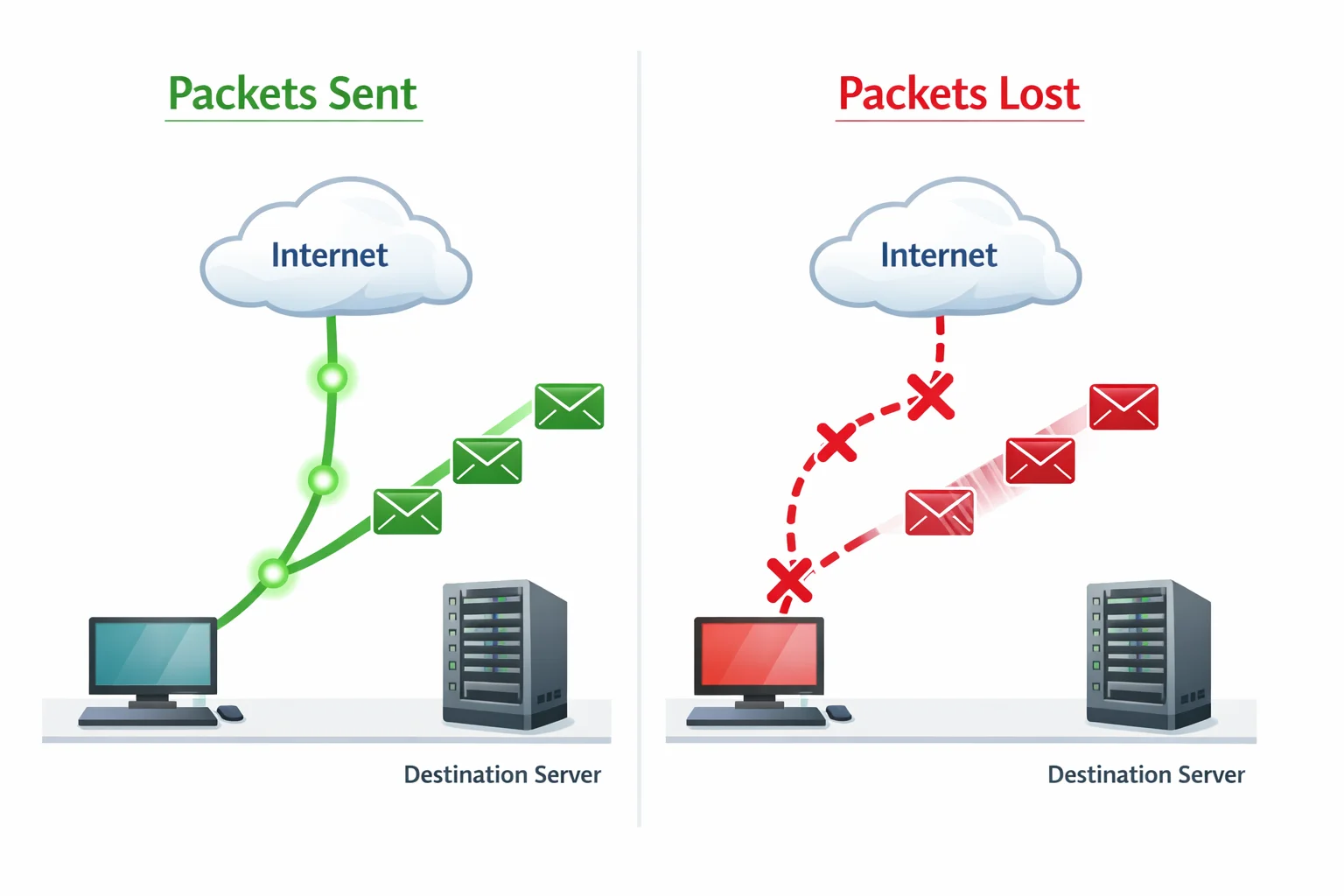丢包率定义示意图
