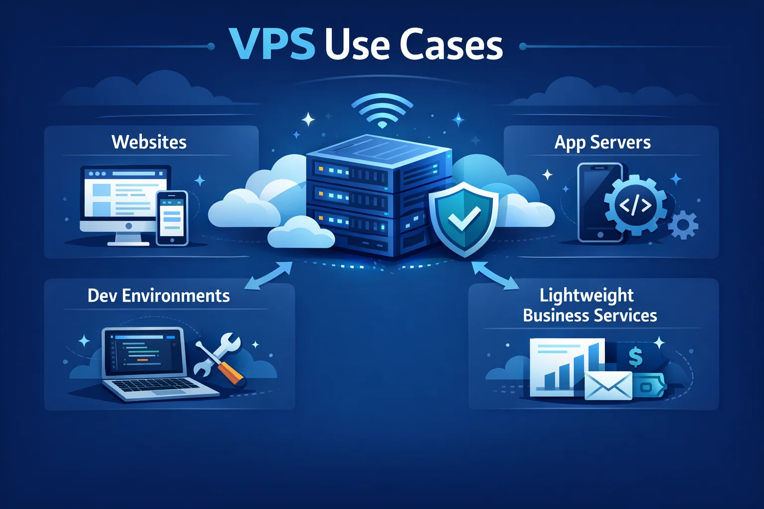 VPS 常见应用场景示意图