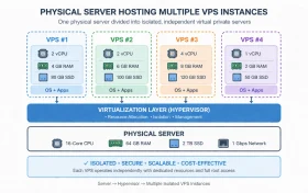 VPS 虚拟化结构示意图