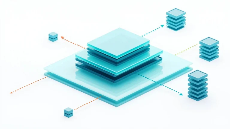 Serverless 数据库架构概念示意图