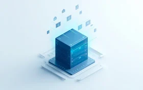 虚拟主机概念图：多个网站共享一台物理服务器