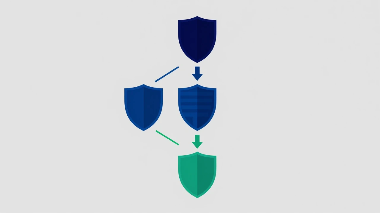 SSL 证书信任链结构示意图
