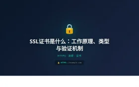 SSL证书是什么工作原理类型与验证机制