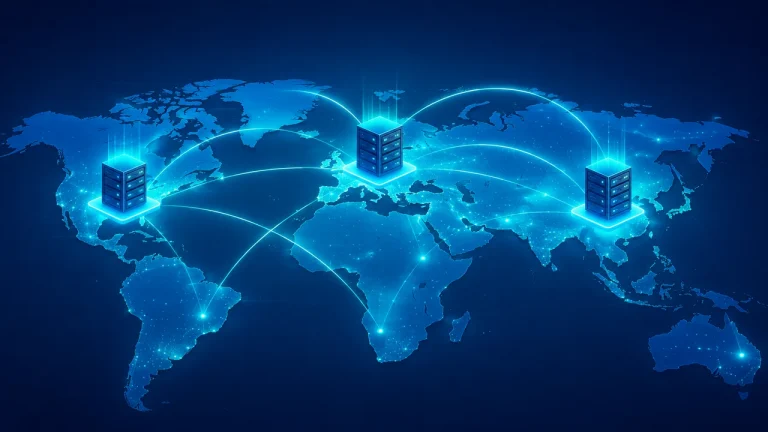 国外服务器 VPS 推荐指南封面图 - 全球节点分布