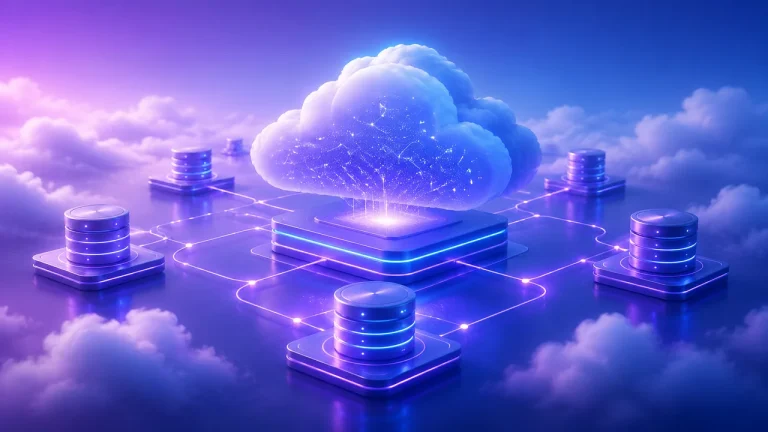 Serverless 数据库 - 云原生无服务器数据库架构概念图