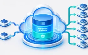 Serverless 数据库架构概念示意图