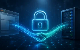 SSL/TLS 握手过程示意图：浏览器与服务器之间建立加密连接