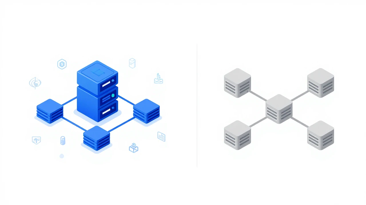 Kubernetes 与 Docker Swarm 对比图