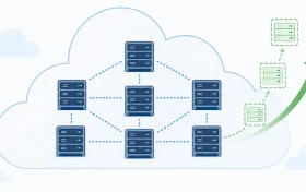 Serverless 数据库概念图：云端自动弹性数据库服务