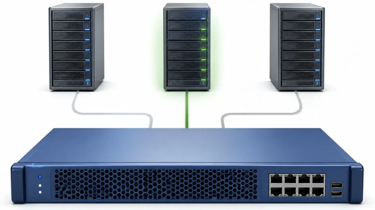 会话保持在负载均衡入口层维持同一后端连接的概念图