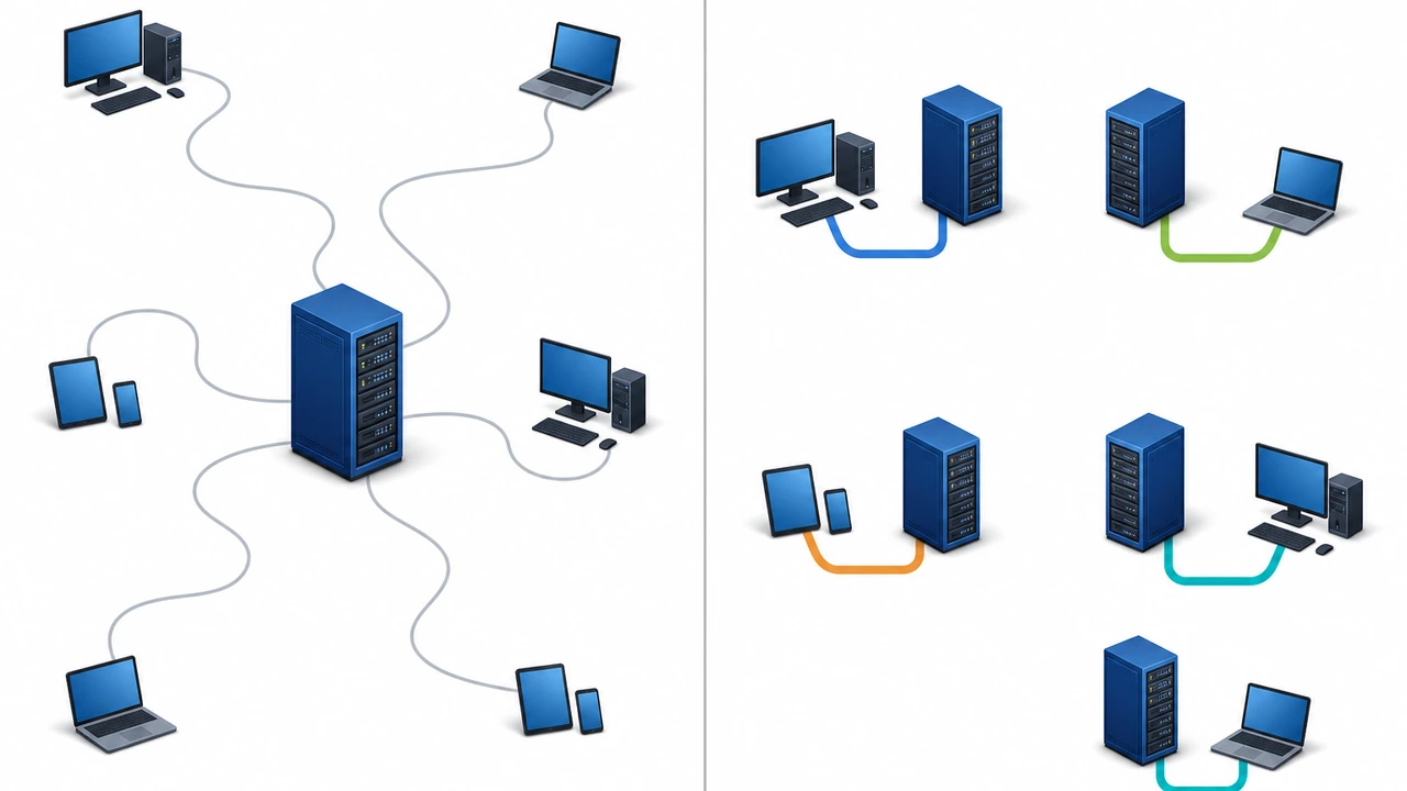 单节点 DNS 与任播 DNS 分屏对比图