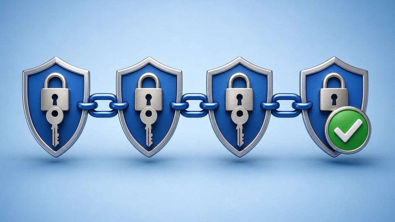 DNSSEC 签名验证链示意