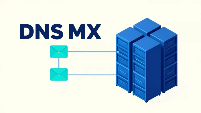 MX 记录与企业邮件路由架构概念图